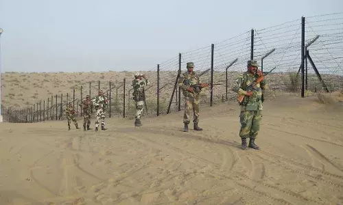 Indo-Pak border, Kailash post, bsf, Border Security Force,