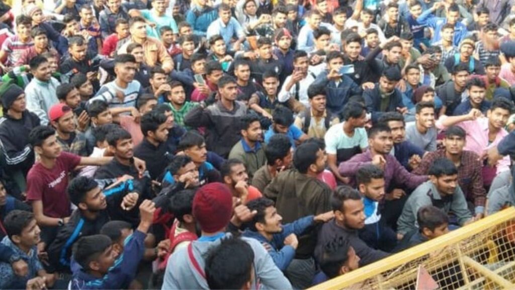 Indian Army Recruitment; Youths Rally, Laxman Temple,