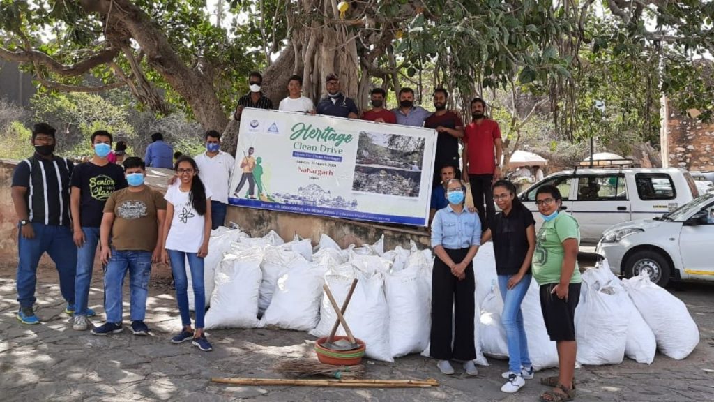 World Health Care Society, heritage places, heritage Cleaning drive ,nahargarh fort , nahargarh fort in jaipur, jaipur nahargarh fort, jaipur to nahargarh fort, nahargarh fort jaipur, nahargarh fort entry fees,