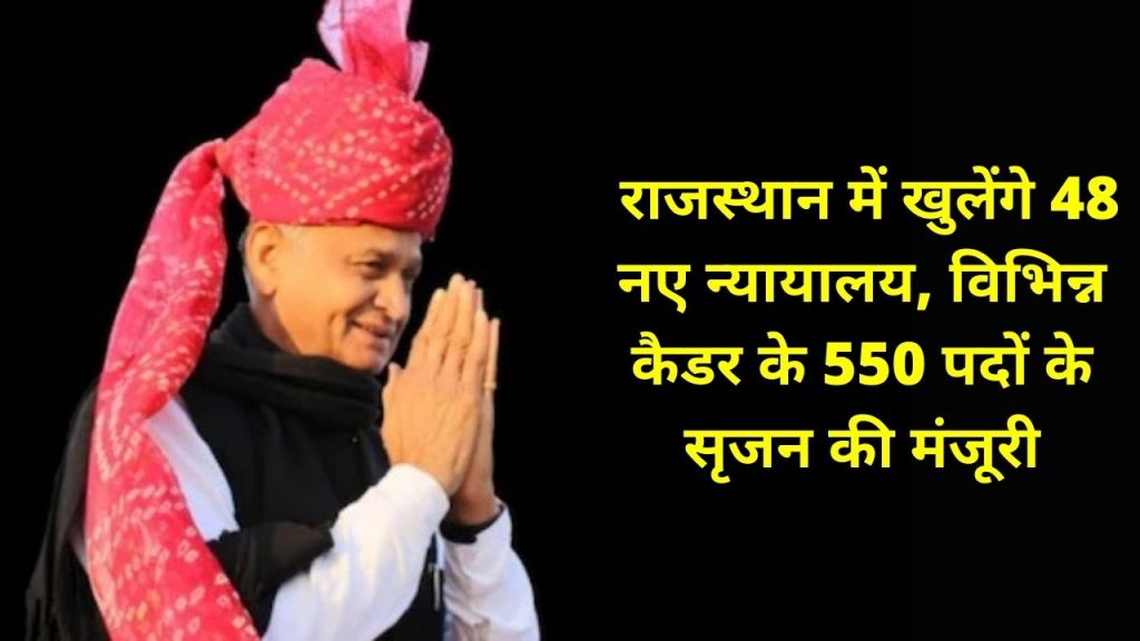 48 new courts, Rajasthan, CM Ashok Gehlot, Ashok Gehlot, aipur News, Latest News Jaipur Today,