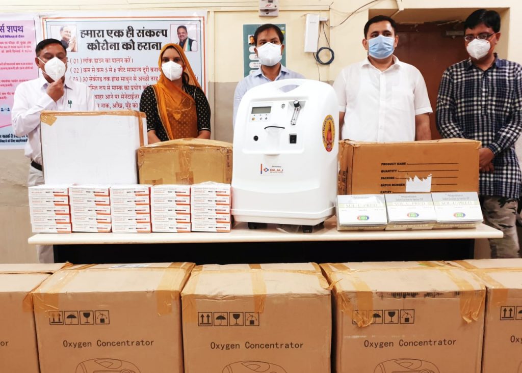 Oxygen Concentrator, Oxygen Concentrator Machines, Medical equipment, oxygen concentrators, oxygen, oxygen in Barmer, Ruma Devi, Ruma Devi Barmer, Moti lal oswal Foundation, Bajaj electrical foundation Mumbai,
