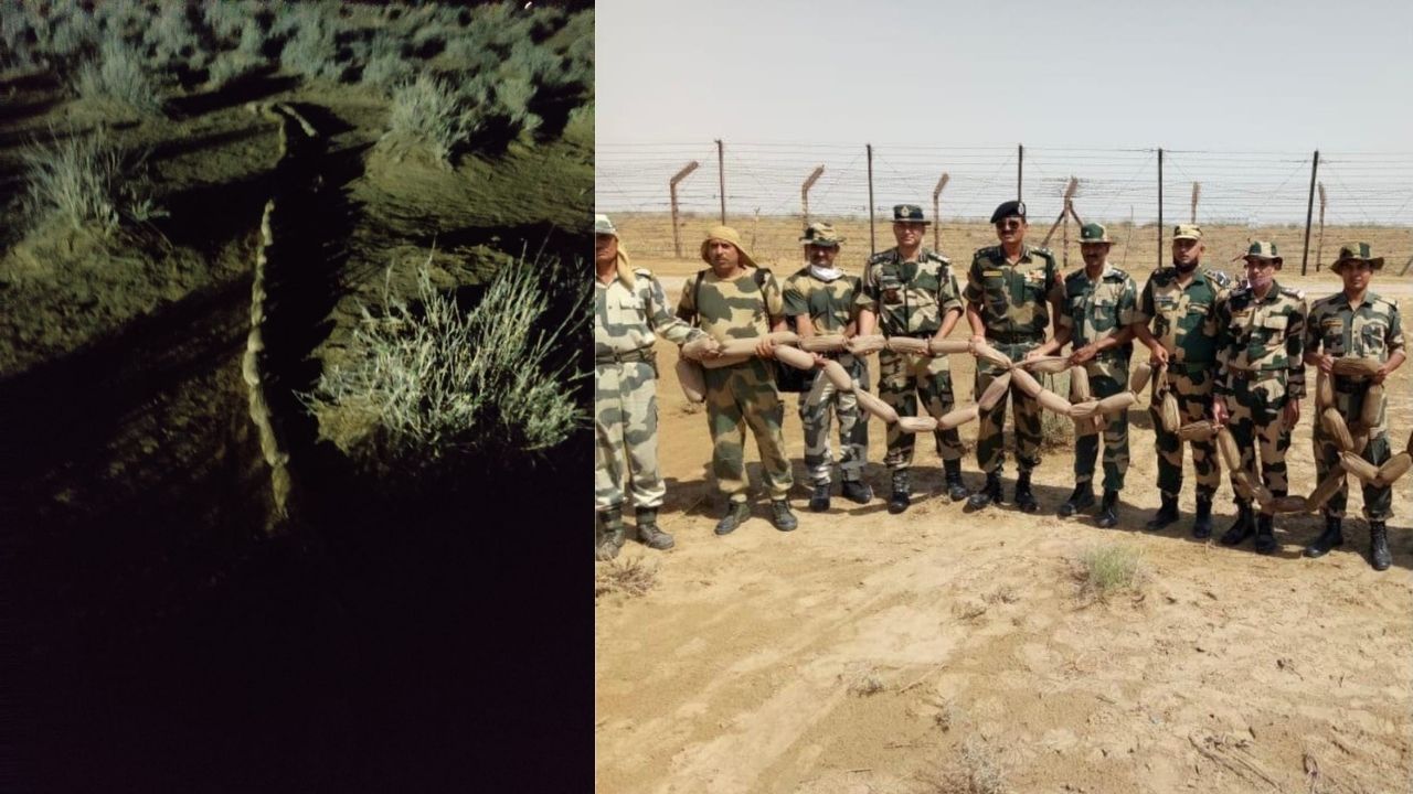 Bikaner News, BSF News, Indo-Pak border, BSF seized 300 crore worth of narcotics, Khajuwala Border News, BSF, India Pakistan border, drug bust