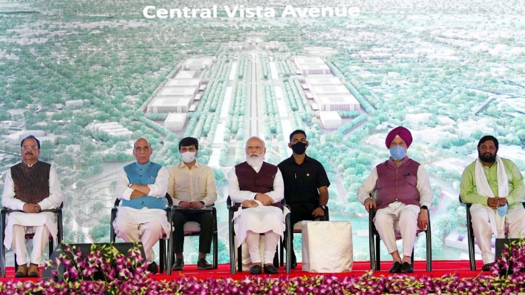 Indian Army, Navy, Air Force and Civilian Officers. Kasturba Gandhi Marg, Africa Avenue, Azadi ka Amrit Kaal, Prime Minister, Narendra Modi, PM India,