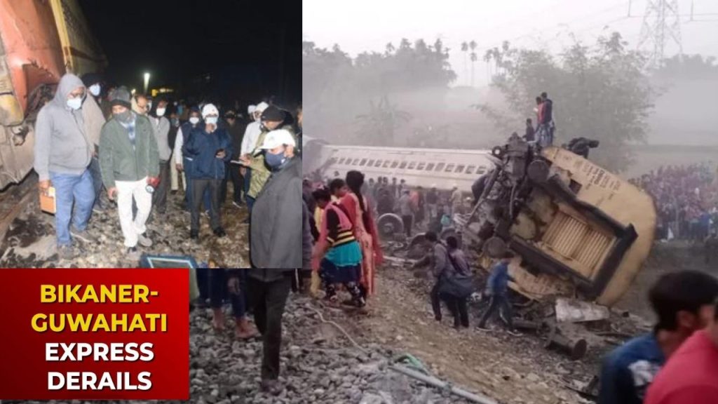 train accident, Bikaner Guwahati Express, Ashwini Vaishnaw, jalpaiguri train accident, bikaner express derailed, west bengal, बीकानेर-गुवाहाटी एक्सप्रेस हादसा ,News,National News national news hindi news,