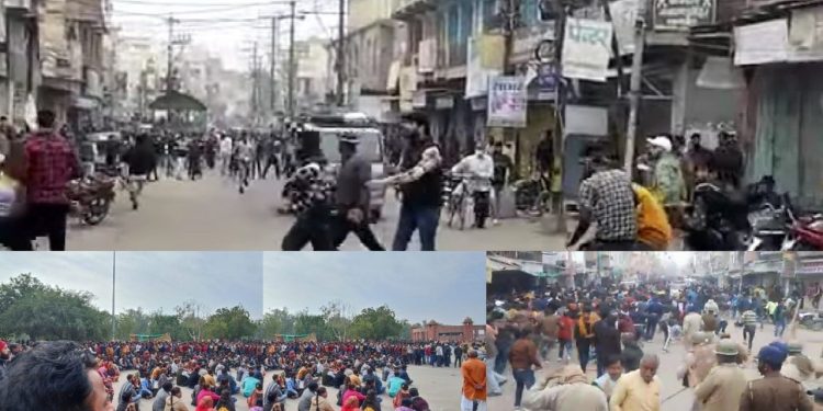 Tension IN Rajasthan, Bikaner Police, Kotegate Police, Bikaner market shut down, Bikaner viral news, Bikaner news, Today Bikaner news, Bikaner Hindi News,