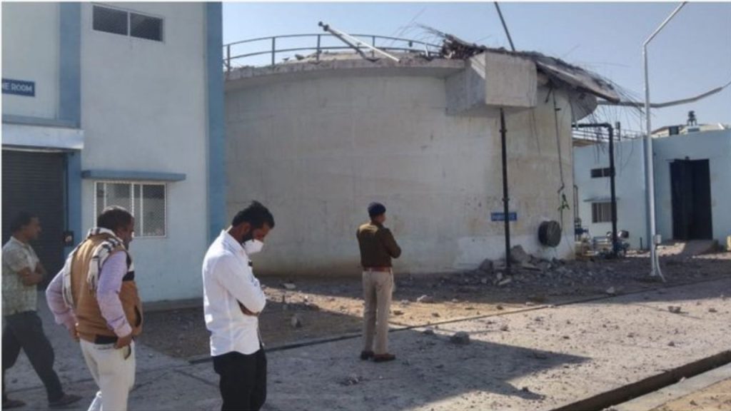 Boiler Exploded, Gangasahar, treatment Plant, Bikaner , Laborers Died,