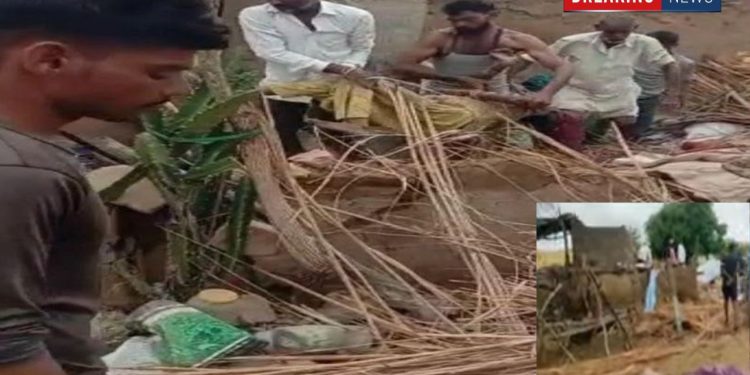 Heavy Rain in Bikaner, Bikaner rain News, Dantour News, Heavy Rain in Dantour, Dantour Police, House Collapsed, Bikaner News,