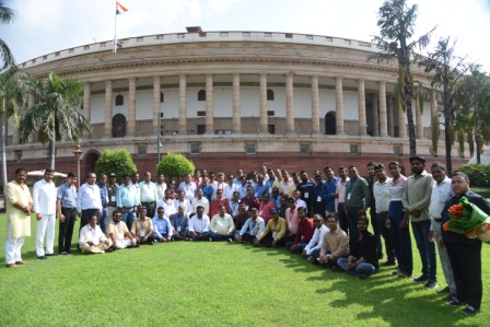 Bikaner journalists, Vice President, Jagdeep Dhankhar, educational tour, Parliament House, Parliament, educational, Bikaner, Bikaner journalists, Bikaner to Delhi, Bikaner Journalist in Delhi,