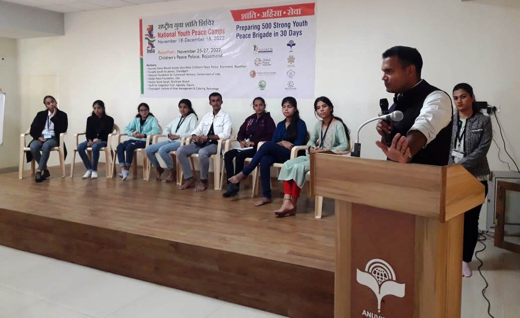 National Youth Peace Camp,Rajsamand, Model Village, Piplantri, Nonviolence, Yuvsatta, Anuvrat Vishwa Bharati, Global Peace Foundation, National Foundation for Communal Harmony, Government of India, yuvsatta ngo, Youth, warriors, social change, yuvsatta,Rajsamand National Youth Peace Camps, Childrens Peace Palace, National Youth Peace Camps, National Youth Peace Camps in India, Rajsamand Hindi News, Rajsamand Latest News,