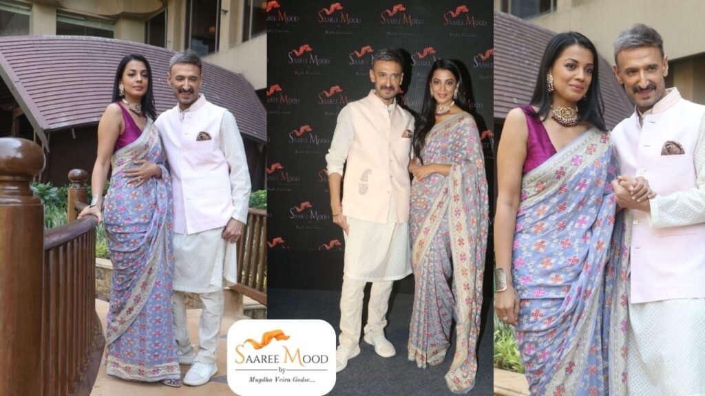 MUGDHA VEIRA GODSE, SAAREE MOOD, Saree Brand, MUGDHA VEIRA GODSE Saree Brand, entertainment show,tv celebs,tv shows,hindi shows,entertainment videos,celeb interviews,tv actors,tv actress,mugdha godse, saareemood, rahul dev,Best Saree, Saree design in india, Saree design fot bridal,