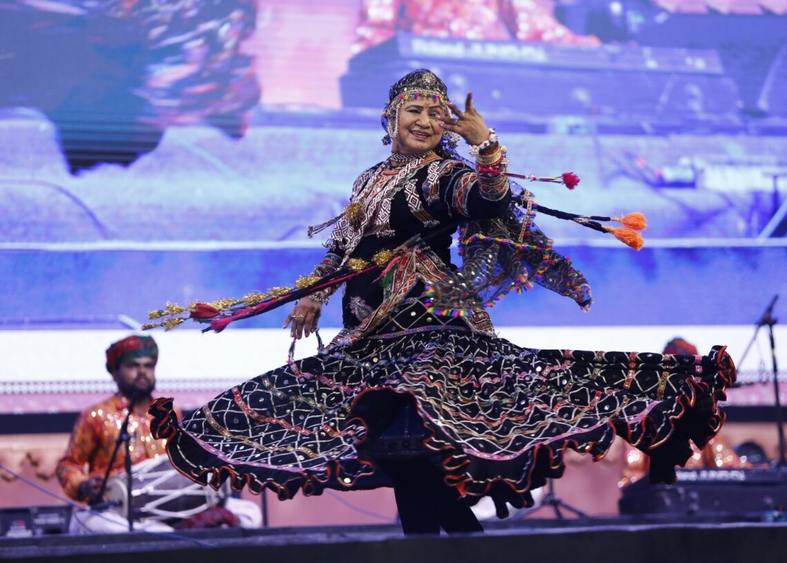 Kalbeliya Dancer Padam Shri Gulabo perform in Rashtriya Sanskriti Mahotsav 2023 in Bikaner