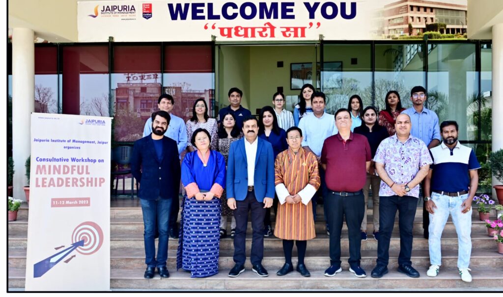 Mindfulness, leadership, Norbu Wangchuk, Jaipuria Institute of Management Jaipur, Jaipuria Institute of Management, Best Education , BBA Course, MBA, Education, 