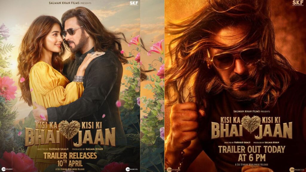 KKBKKJ Movie, Kisi Ka Bhai Kisi Ki Jaan Trailer,Kisi Ka Bhai Kisi Ki Jaan,Kisi Ka Bhai Kisi Ki Jaan Movie,Kisi Ka Bhai Kisi Ki Jaan release date,Salman Khan,Pooja Hegde,Venkatesh,Shehnaaz Gill,Siddharth Nigam,Palak Tiwari,Jassi Gill,farhad Samji,सलमान खान,किसी का भाई किसी की जान,