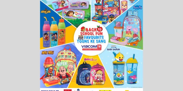 Viacom18 Consumer Products, Back to School collection, PAW Patroland Peppa Pigto, Motu Patlu, Consumer Products, Consumer Products, Back to School campaign, MTV, Roadies, South Park, COLORS, Nickelodeon,