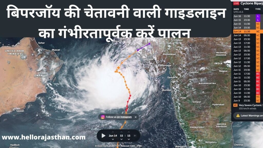 Biparjoy Cyclone warning, Biparjoy Cyclone Control Room, Cyclone Biparjoy , Jodhpur Discom , Biparjoy Cyclone ,