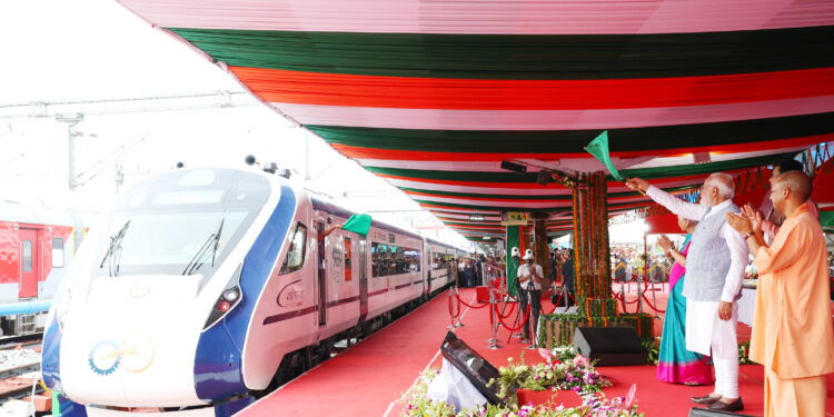 PM, PM Modi, ceremony, Jodhpur-Ahmedabad Vande Bharat Express Trains, Gorakhpur,Uttar Pradesh ,