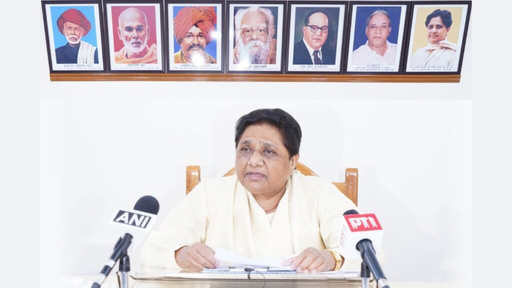 BSP President Mayawati , Mayawati , Maurya’s statement , Samajwadi Party,Swami Prasad Maurya ,Buddhist monasteries,Badrinath,Gyanvapi Masjid,Bahujan Samaj Party,uttar pradesh,uttar pradesh news