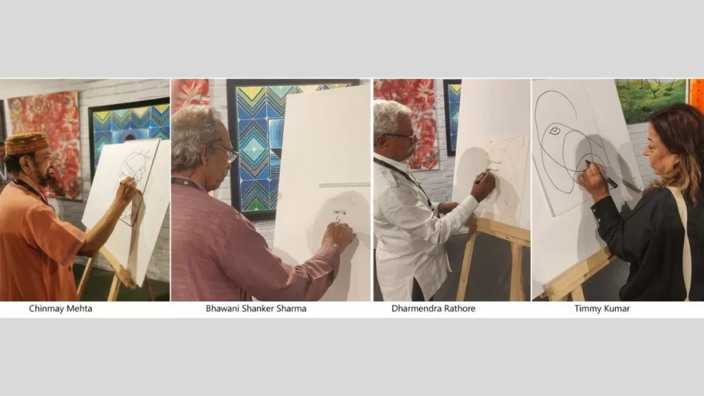 Paintings Of MF Hussain,  MF Hussain Paintings, Rajasthan Architecture, Rajasthan Architecture Festival, Rajasthan, Architecture, Festival, 2023, Rajasthan Architecture Festival 2023,