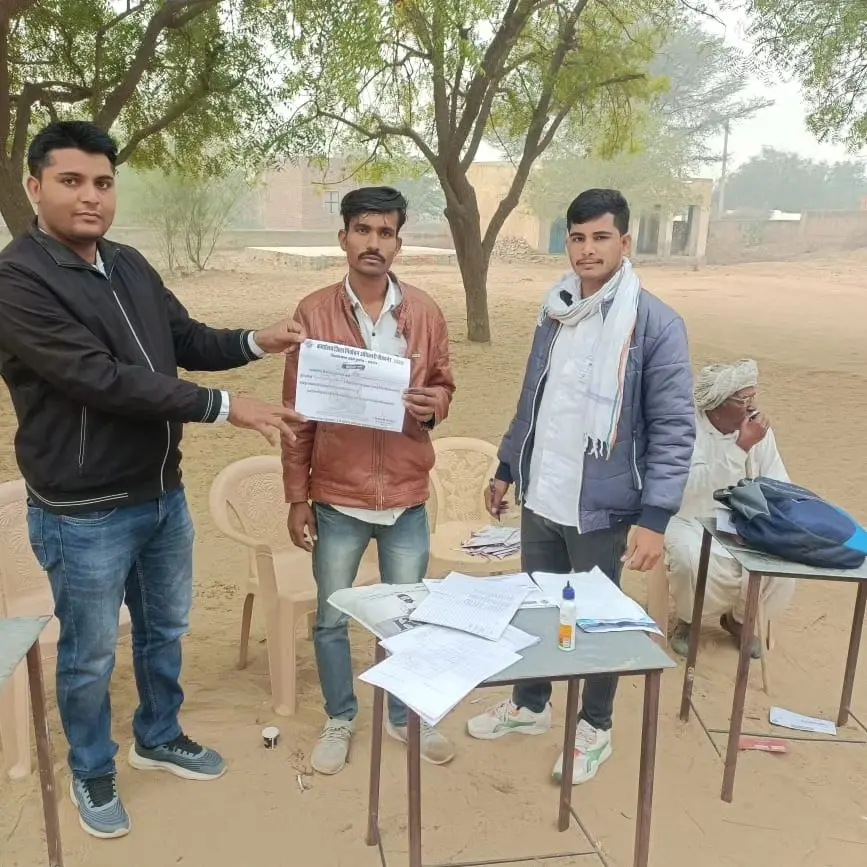 Rajasthan Election Voting 2023,Rajasthan Election 2023 polling station, polling station in Bikaner, festival of democracy, Election 2023, Chunav 2023, Rajasthan Chunav 2023,