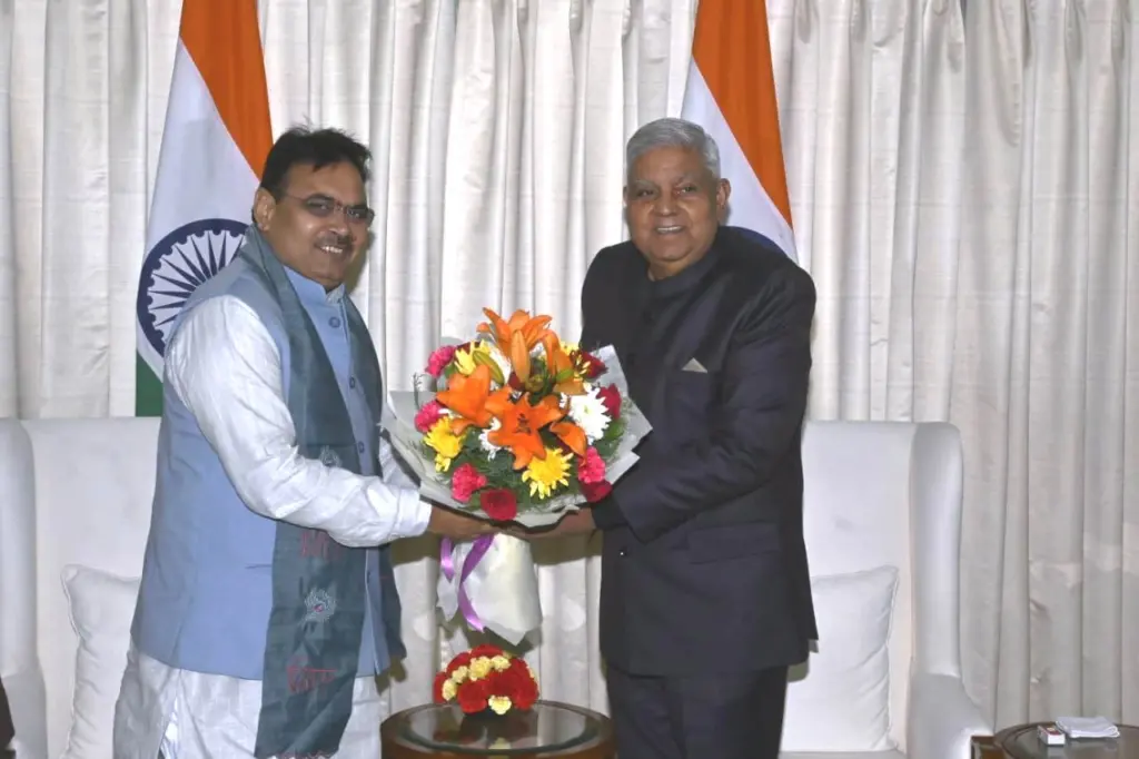 Bhajan Lal Sharma Meets President Murmu, defence minister, Bhajan Lal Sharma, Diya Kumari,