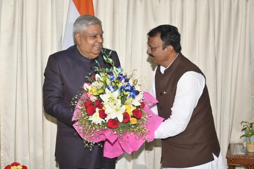 Bhajan Lal Sharma Meets President Murmu, defence minister, Bhajan Lal Sharma, Diya Kumari,