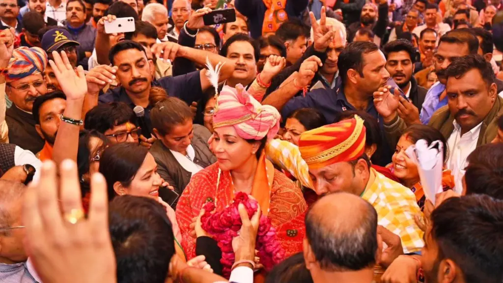 BJP Diya Kumari, Diya Kumari, victory, Vidyadhar Nagar, Jaipur, Rajasthan Election Results 2023 Live Update, Chunav result, election results 2023 live updates, Rajasthan Chunav result updates , Jaipur BJP Result,