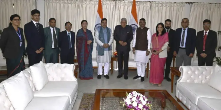 Bhajan Lal Sharma Meets President Murmu, defence minister, Bhajan Lal Sharma, Diya Kumari,