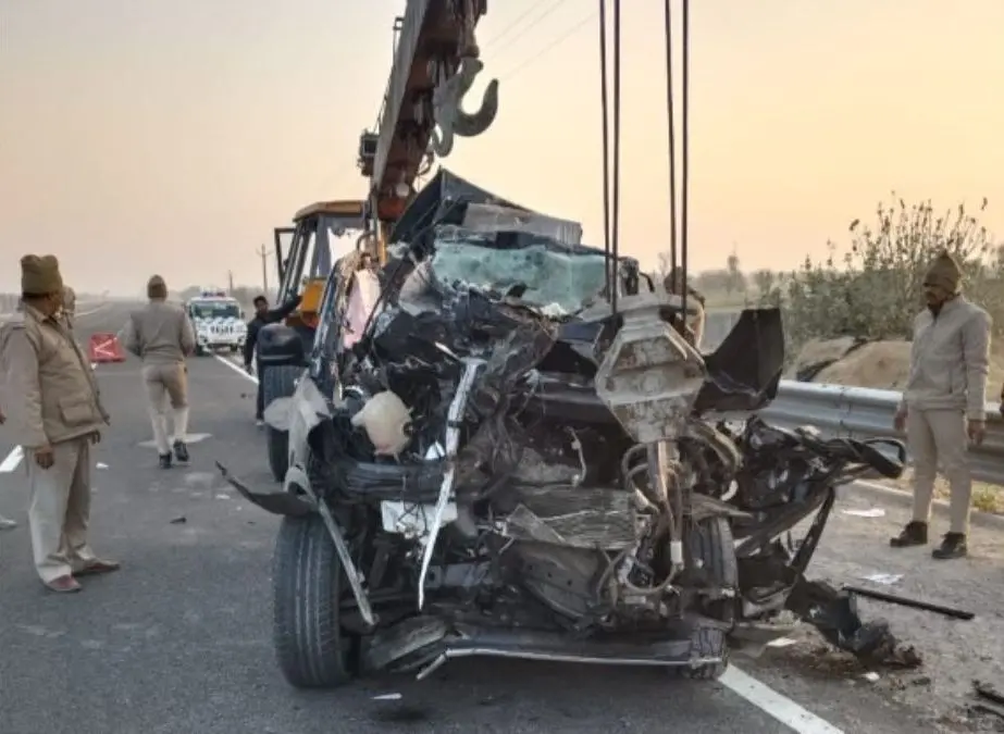 doctor couple died in a road accident, Amritsar-Jamnagar Expressway, Rasisar, Rasisar Accident, Accident, Bikaner Accident,