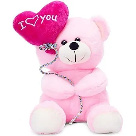Valentine Day Gift : Teddy Bear I Love You Balloon Heart Teddy Bear 