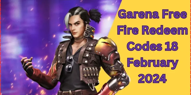 GARENA FREE FIRE MAX REDEEM CODES 18 FEBRUARY 2024 