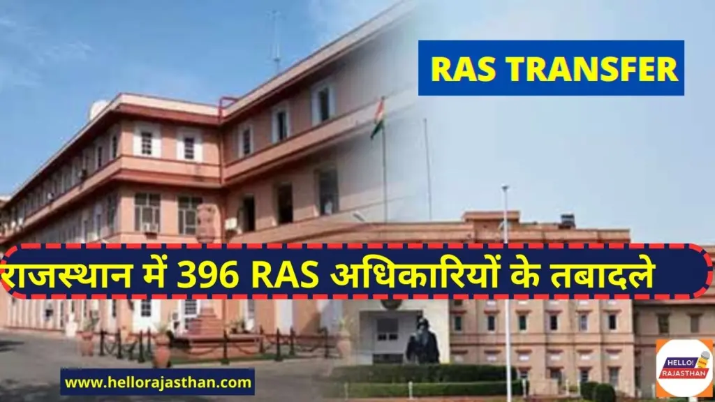 RAS Officers Transfer ,RAS,TRANSFER, DOP, RAJASTHAN, RAS transfer list 2024, RAS transfer list Download,Today RAS Transfer List