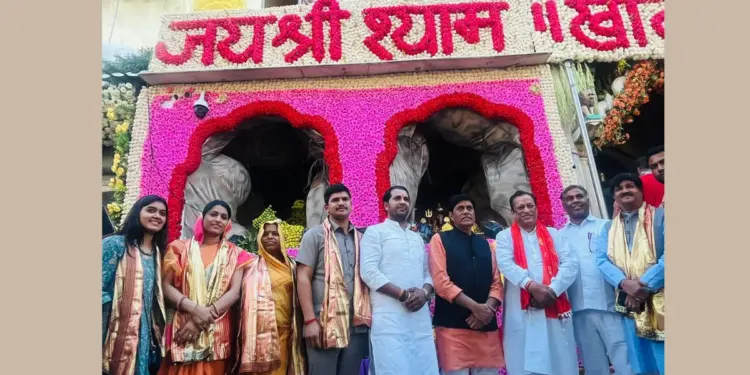 Shyam Baba, Khatu Shyam ji, Rajasthan Devasthan Minister Joraram Kumawat, Joraram Kumawat,