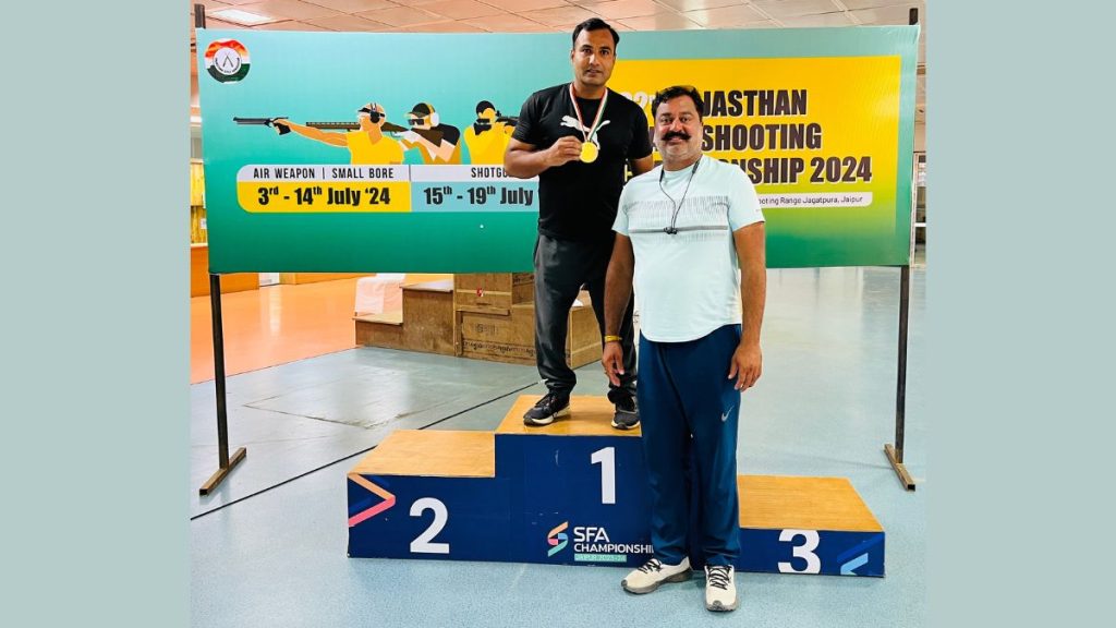 Sushil Kumar Meena, gold medal, 22nd Rajasthan State Championship,