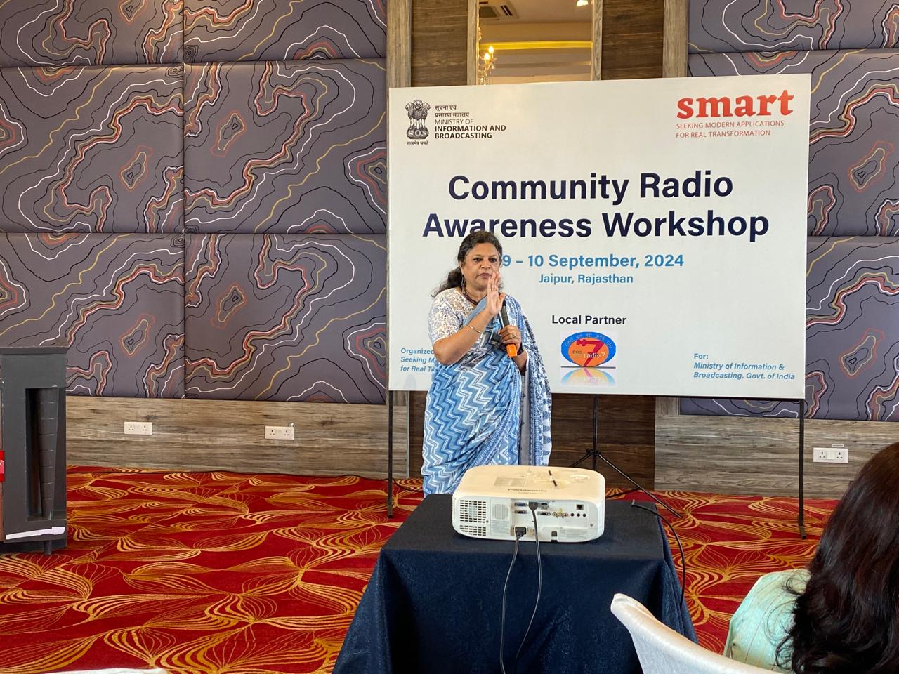 Community radios, Ministry of Information and Broadcasting, Government of India, Seeking Modern Applications for Real Transformation, SMART, Becil, Radio Tilonia from Ajmer, Radio Madhuban from Sirohi, and Radio 7 and JECCR from Jaipur. Archana Kapoor, Ritu Shulka, GS Kesarwani,