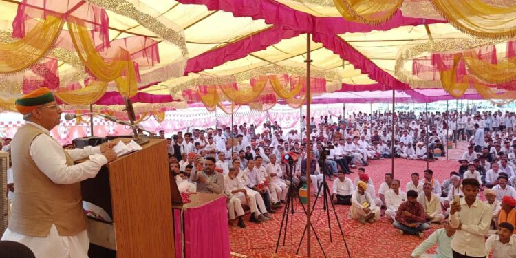 Union Minister of State for Law and Justice Arjun Ram Meghwal, Arjun Ram Meghwal, Union Minister of State for Law and Justice. Bajju News, Arjun Ram meghwal Bajju news,