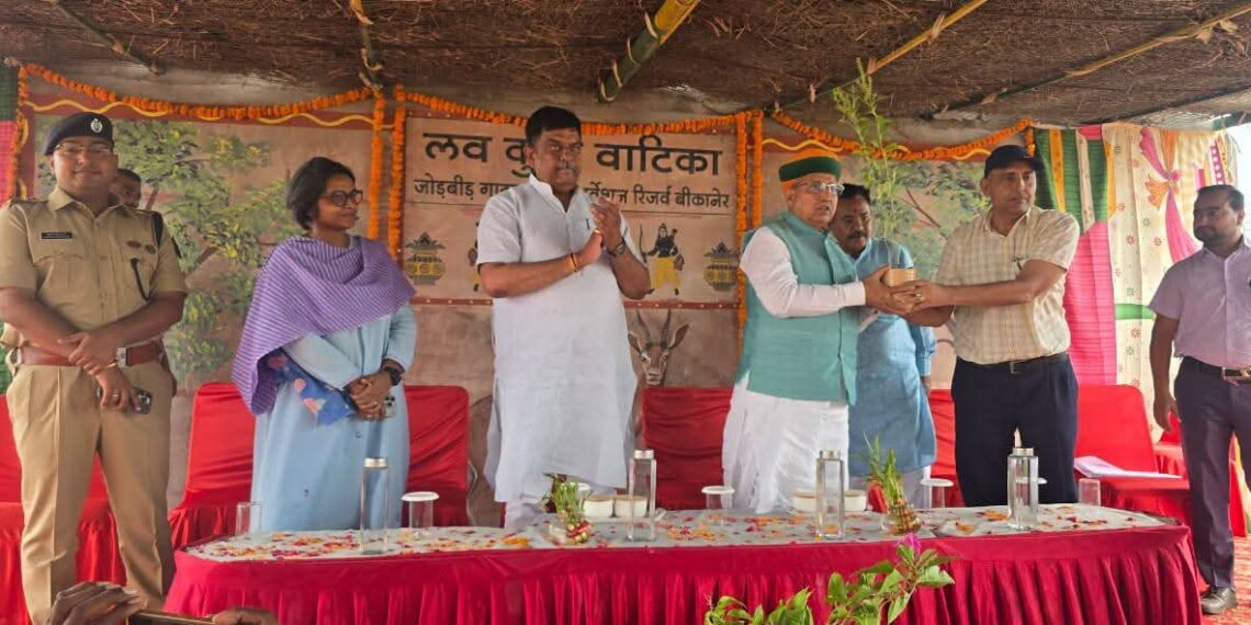 Union Law and Justice Minister Arjun Ram Meghwal , Arjun Ram Meghwal , Jodbid, vulture conservation, Union Minister, Jodbid Bikaner,