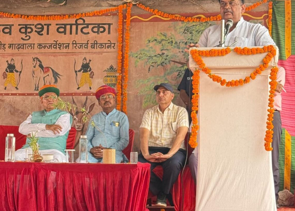 Union Law and Justice Minister Arjun Ram Meghwal , Arjun Ram Meghwal , Jodbid, vulture conservation, Union Minister, Jodbid Bikaner,