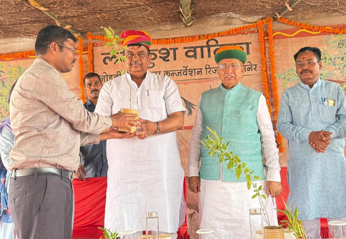Union Law and Justice Minister Arjun Ram Meghwal , Arjun Ram Meghwal , Jodbid, vulture conservation, Union Minister, Jodbid Bikaner,