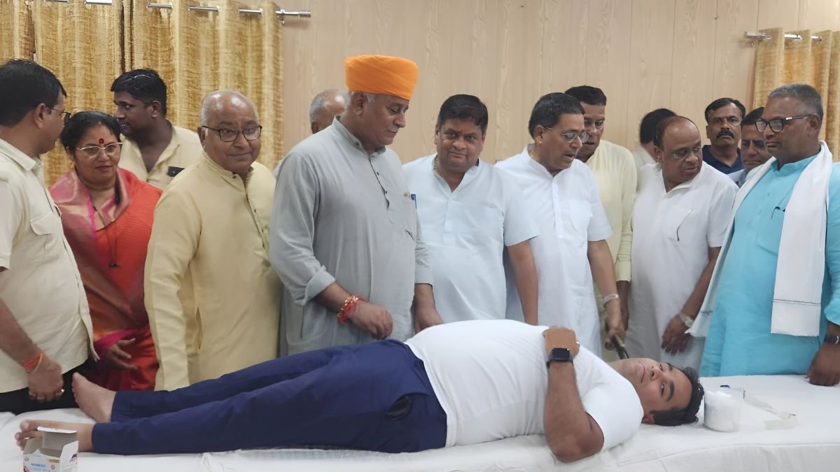 Seth Tola Ram Surana in Bikaner, blood donation camp, Mohan Surana, Mahavir Ranka, Seth Tola Ram Surana Blood Donation Camp, 