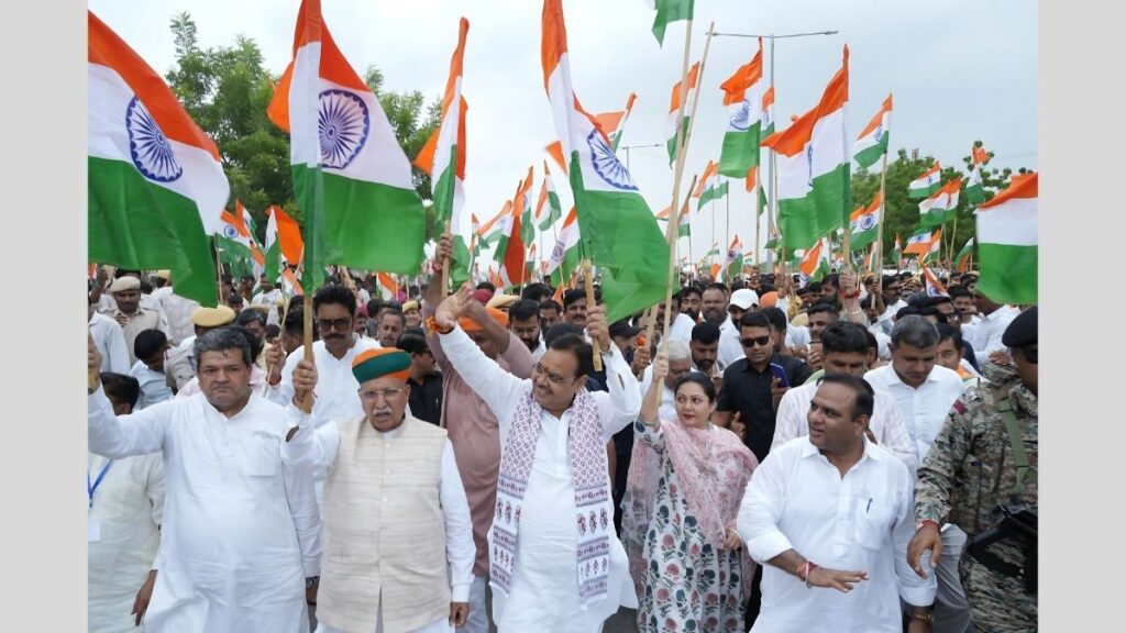 Tiranga Yatra, Tiranga Yatra 2025, Tiranga Yatra Bikaner, Tiranga Yatra Rajasthan, CM Bhajan Lal Sharma