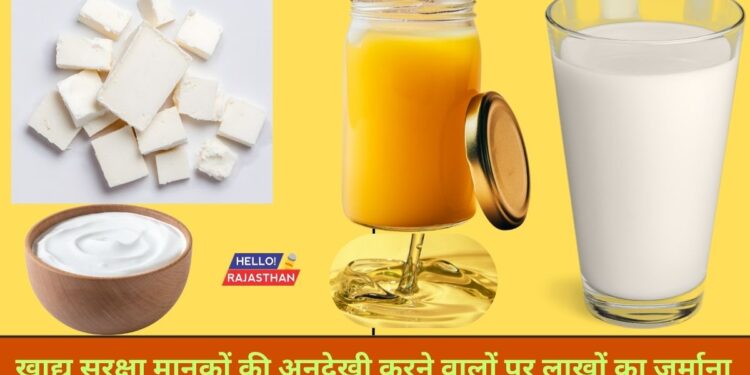 food safety standards, Bikaner , DSO Bikaner, ADM Ramavtar Kumawat,